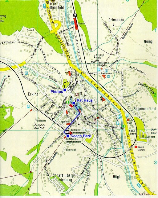 map of Kitzbuhel